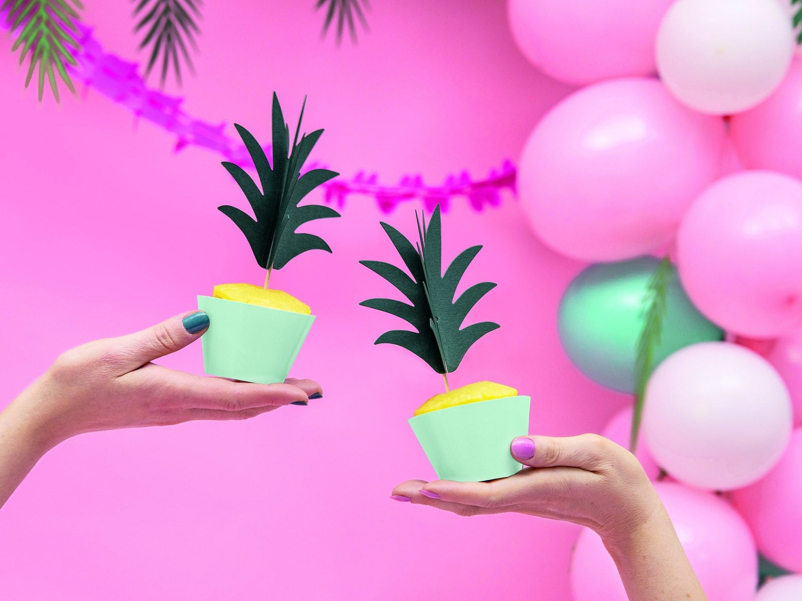 Tropical Pineapple Party Picks - Stesha Party