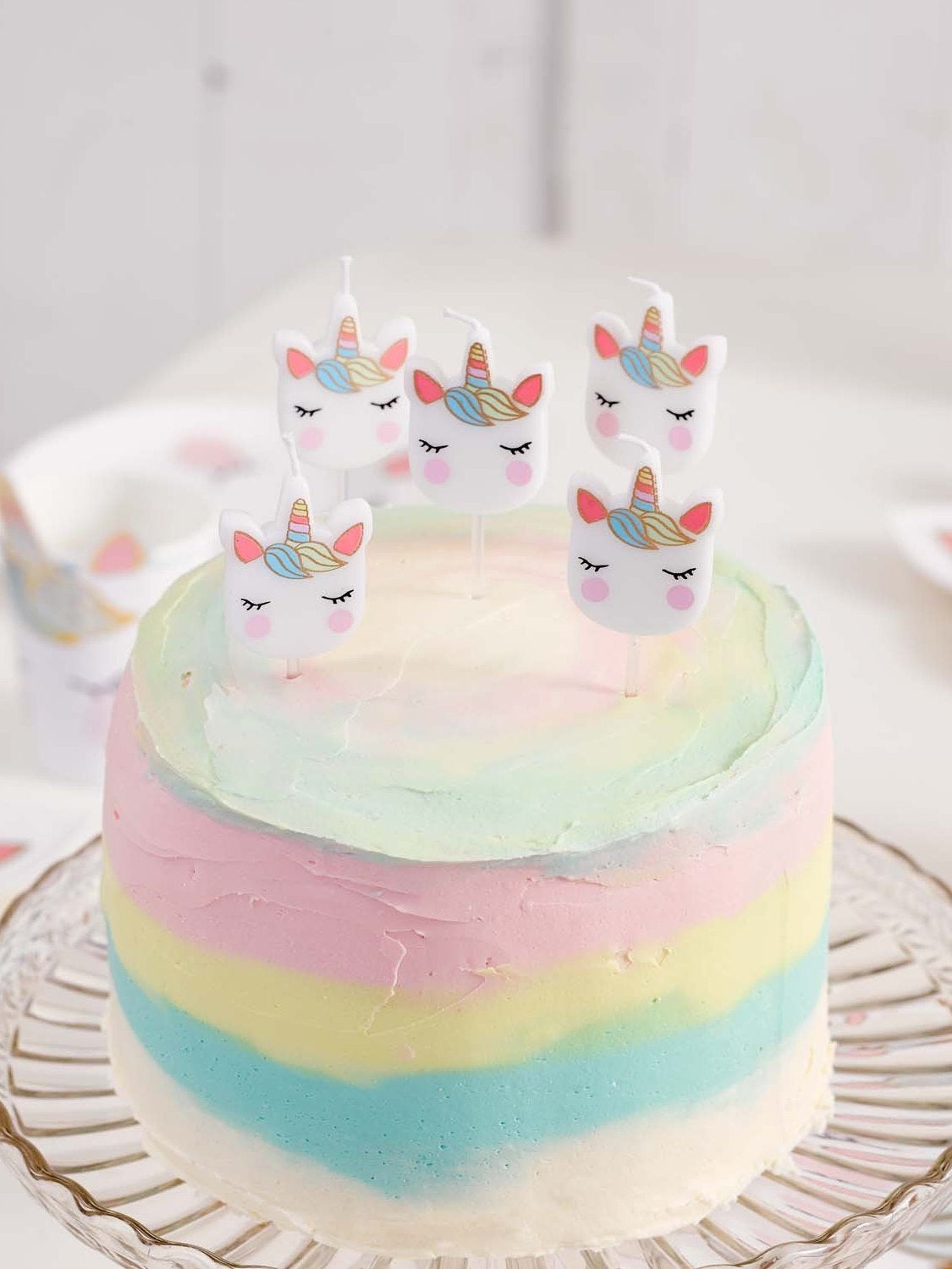 Unicorn Candle Set - Stesha Party