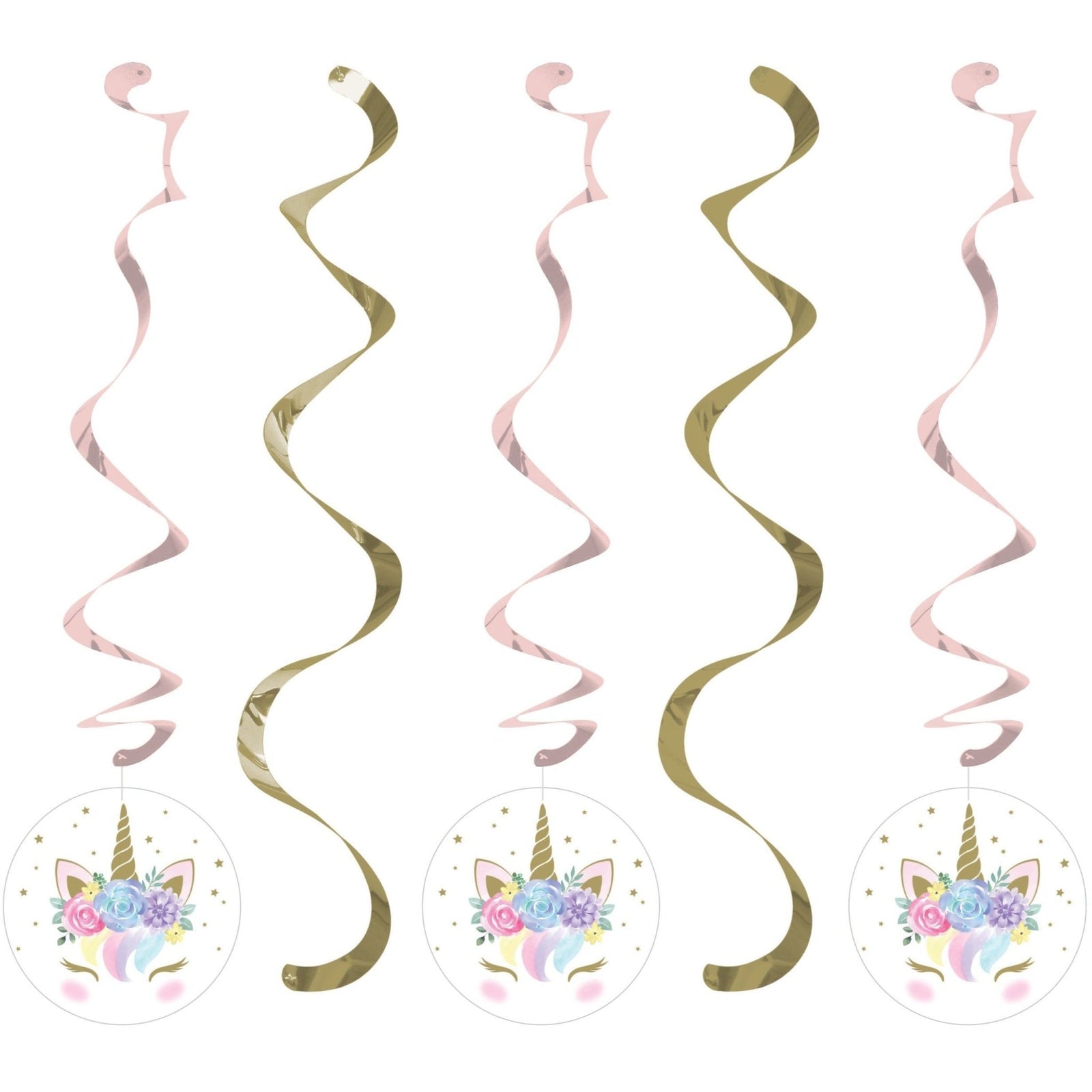 Unicorn Face Hanging Decorations - Stesha Party