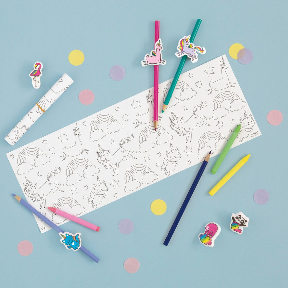 Unicorn Party Coloring Pages - Stesha Party