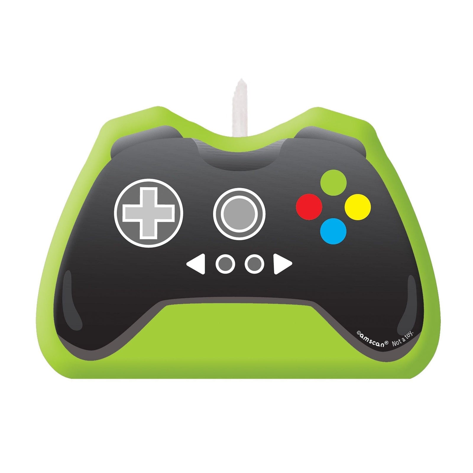 Video Game Birthday Candle - Stesha Party