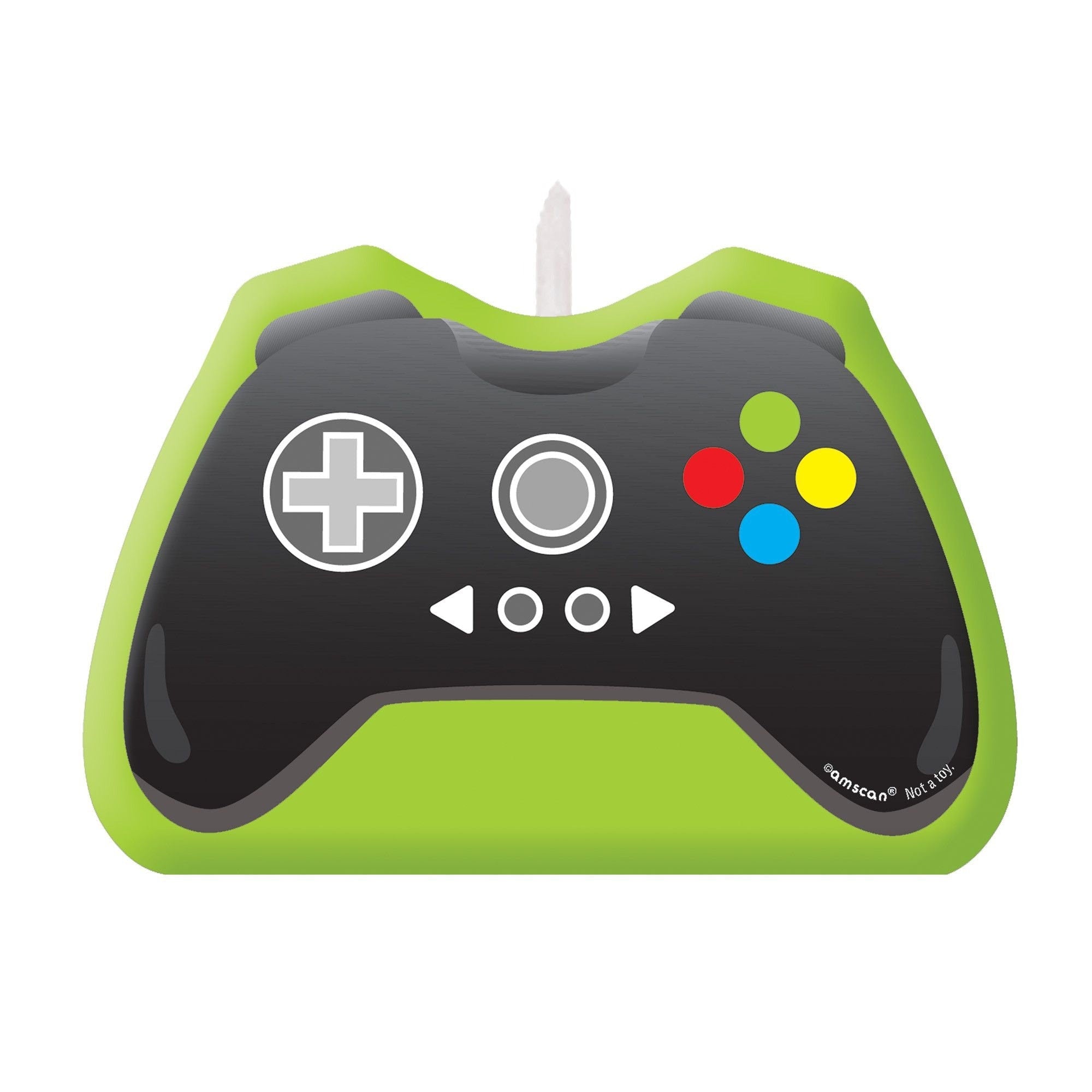 Video Game Birthday Candle - Stesha Party