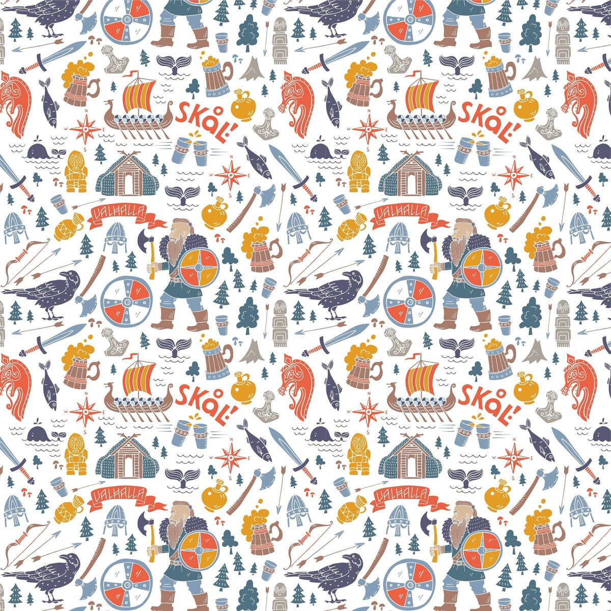 Viking Gift Wrap - Stesha Party