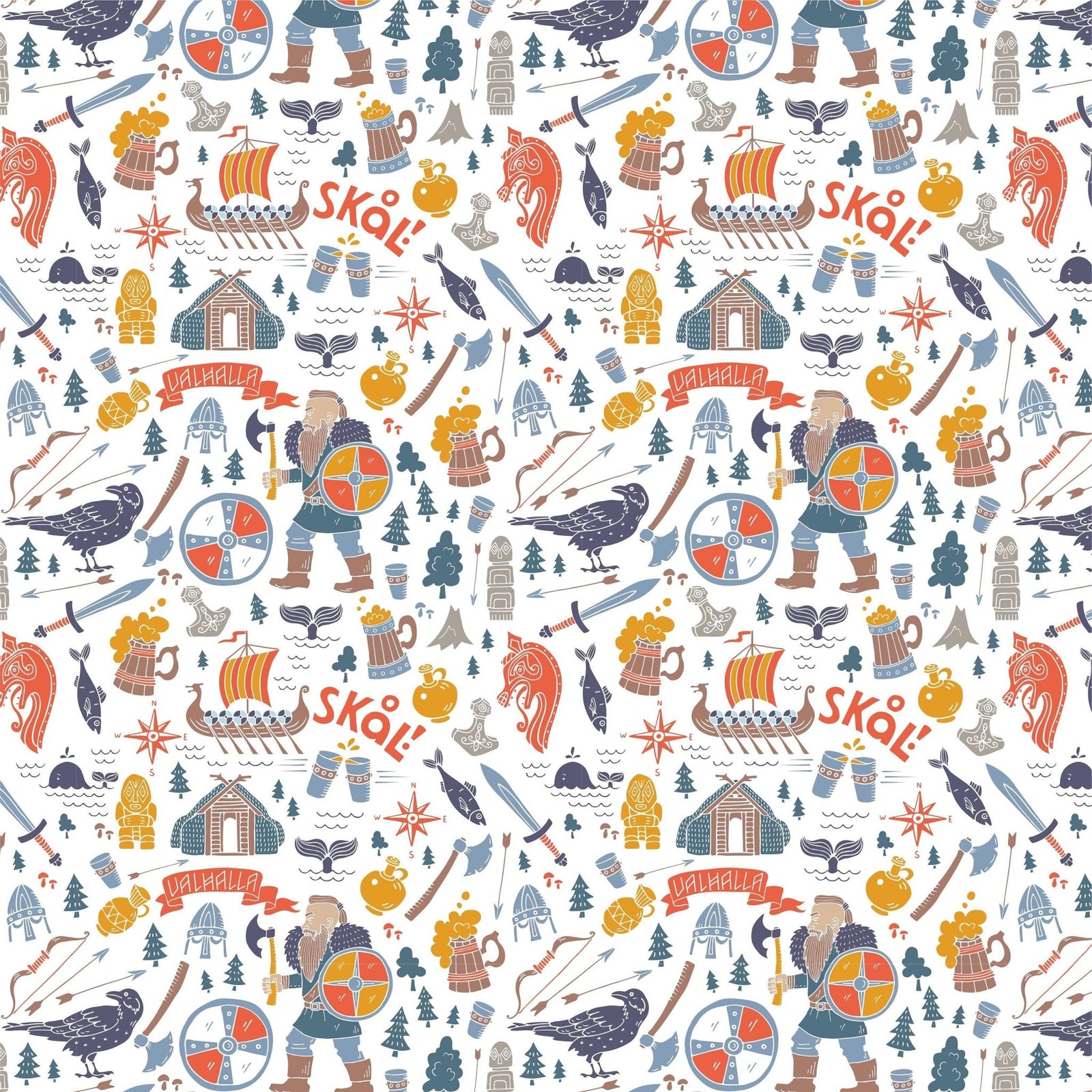 Viking Gift Wrap - Stesha Party