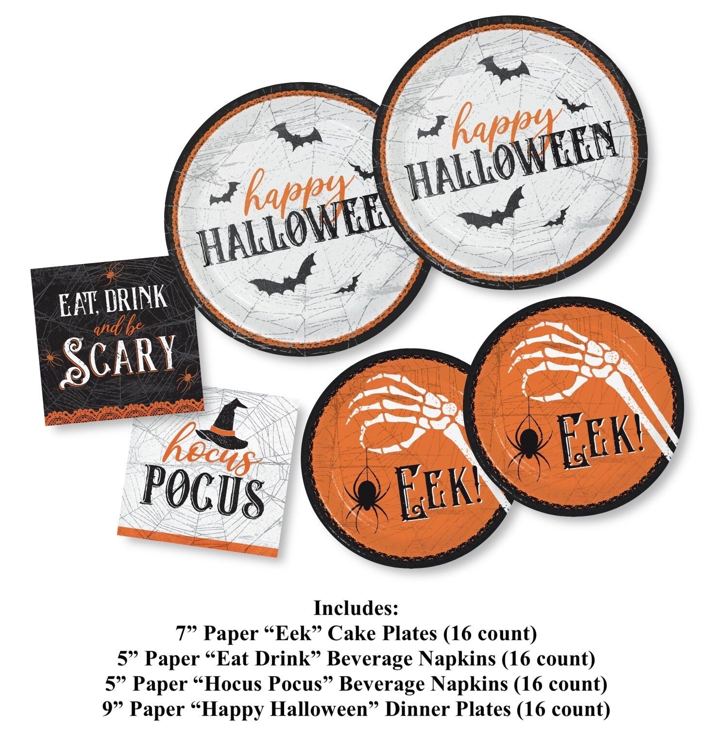 Wicked Halloween Plates & Napkins - Stesha Party