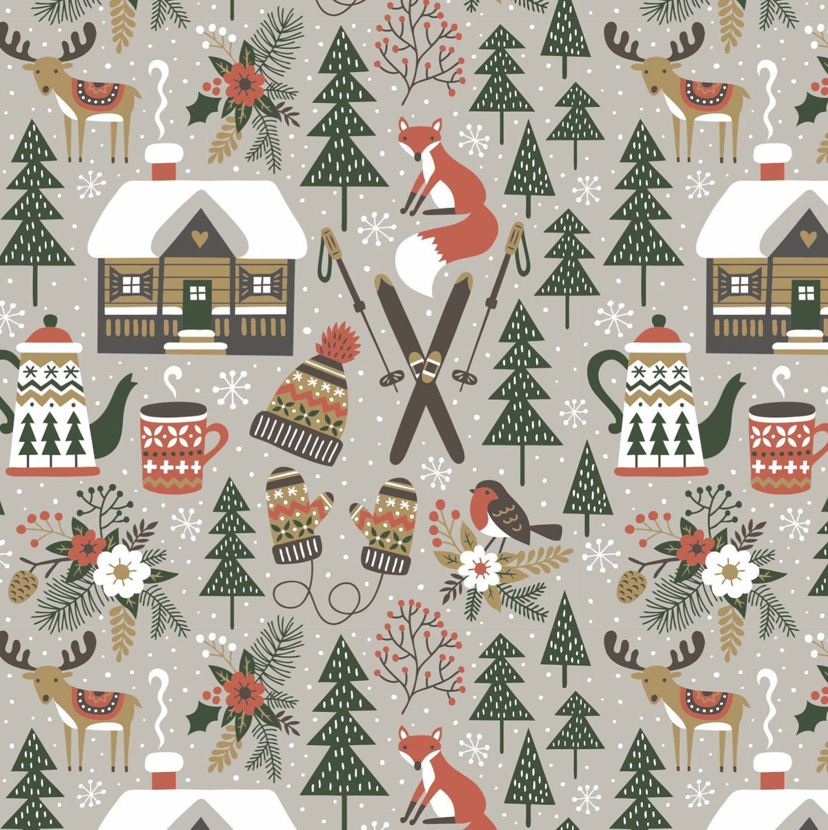 Woodland Holiday Gift Wrap - Stesha Party