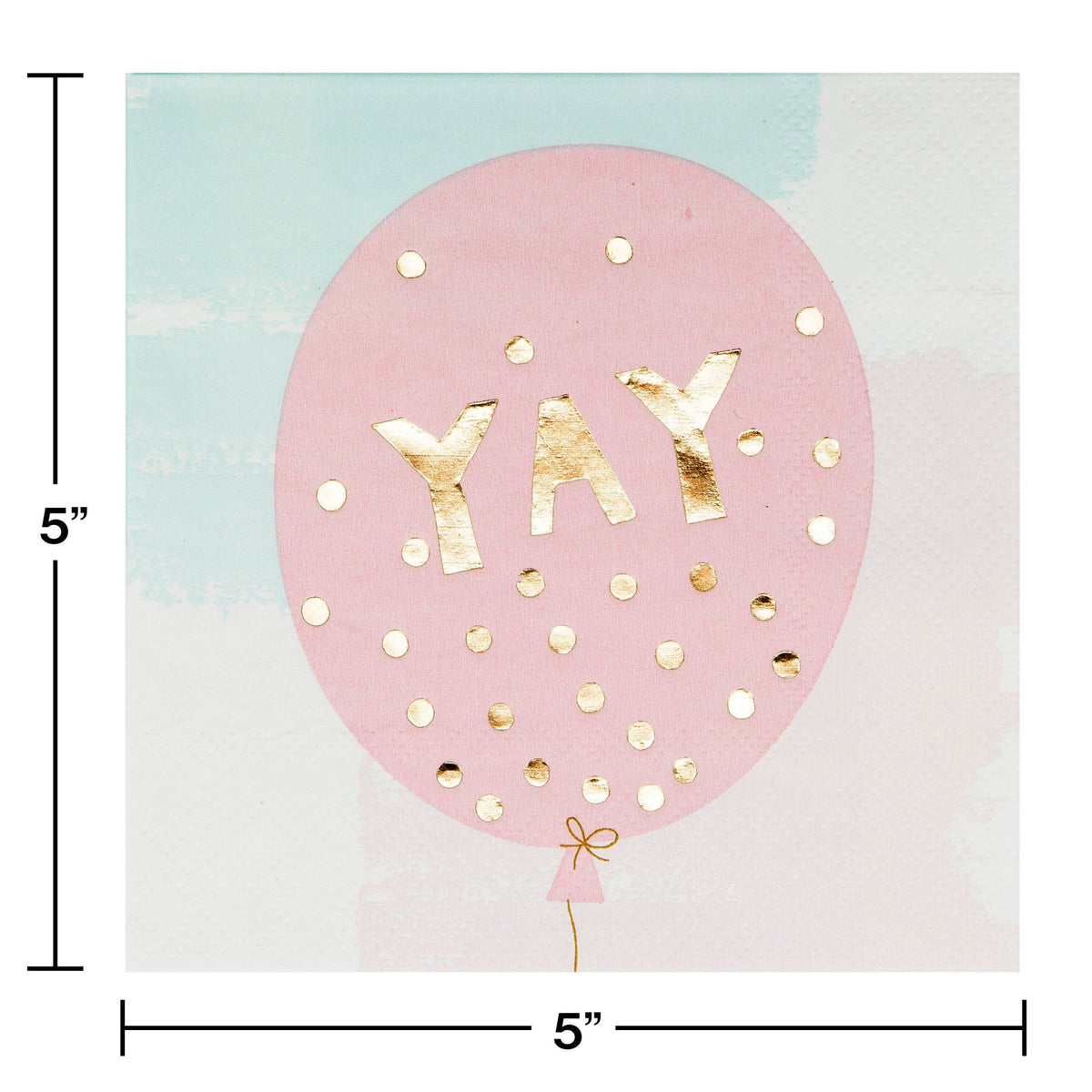 Yay Balloon Napkins 24Ct - Stesha Party